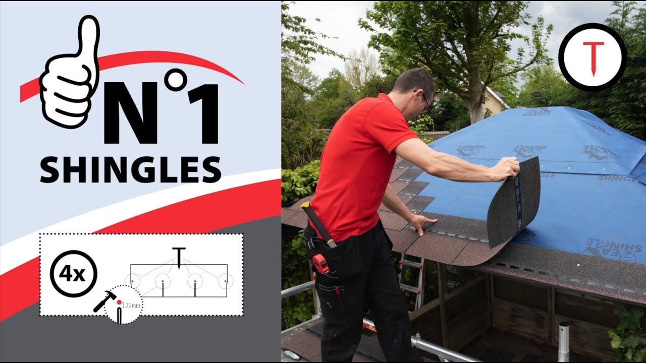 DIY - How to apply rectangular Number One Shingles