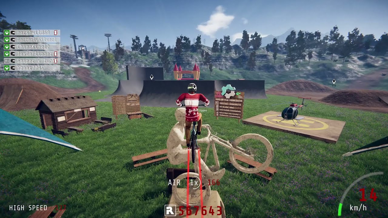 HOW TO GET ON TOP OF THE MT PALUMBO STATUE IN DESCENDERS!!! MISCHIEF TOUR!!! NEW DESCENDERS UPDATE!!
