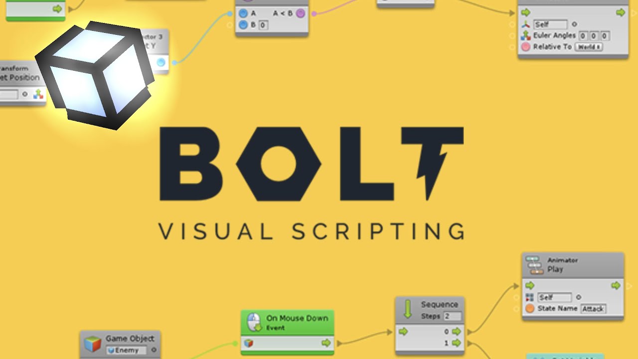 Визуальное программирование на Bolt в Unity