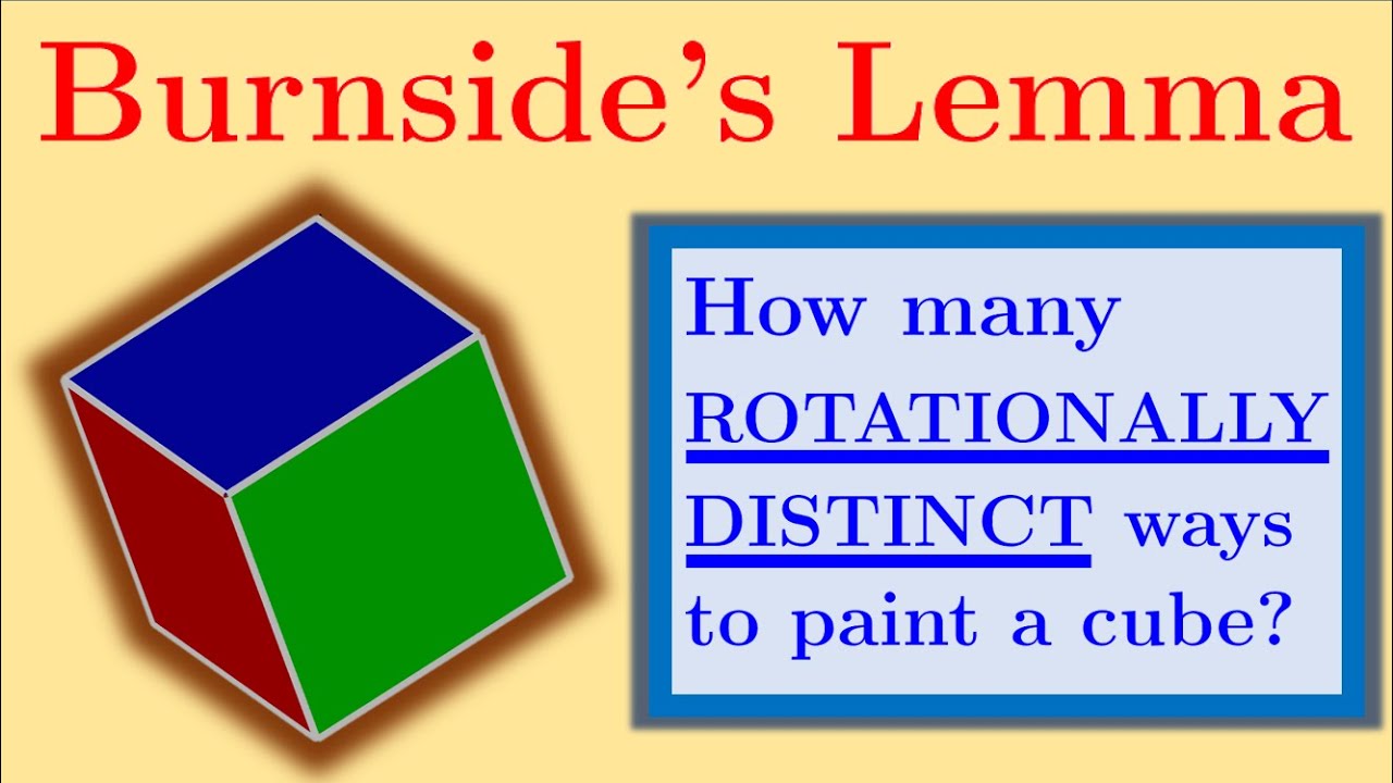 Burnside's Lemma (Part 1) - combining group theory and combinatorics