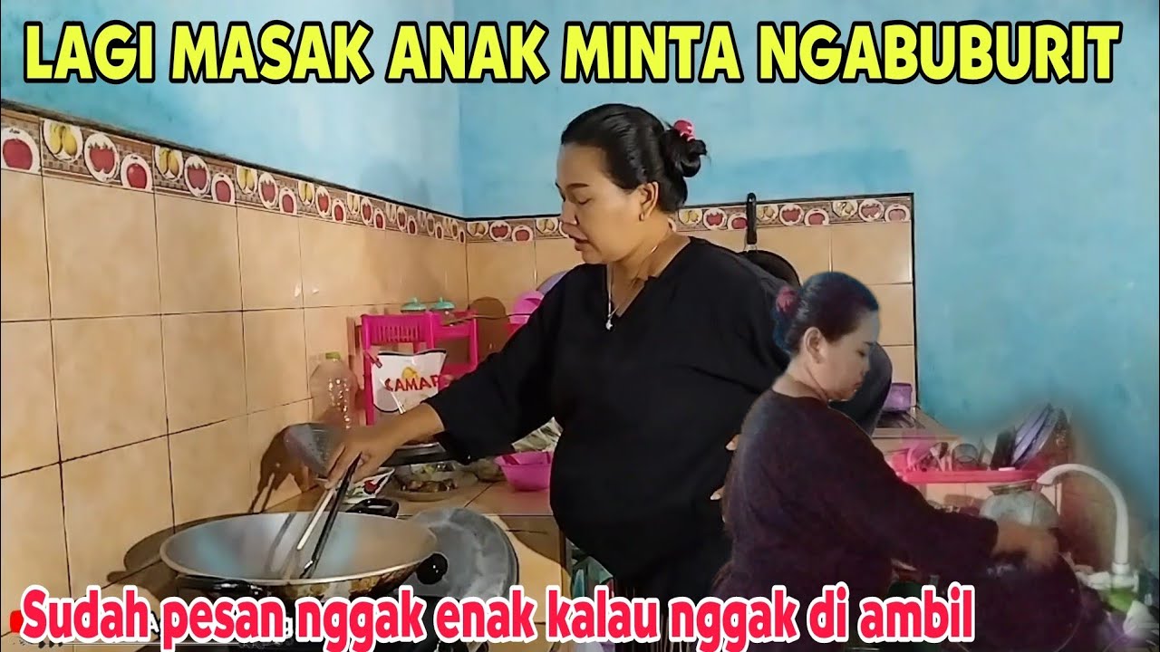 LAGI MASAK ANAK MINTA NGABUBURIT ‼️BELADO IKAN CUE DAN TUMIS SAWI INUL MENU BUKA PUASA KALI INI.