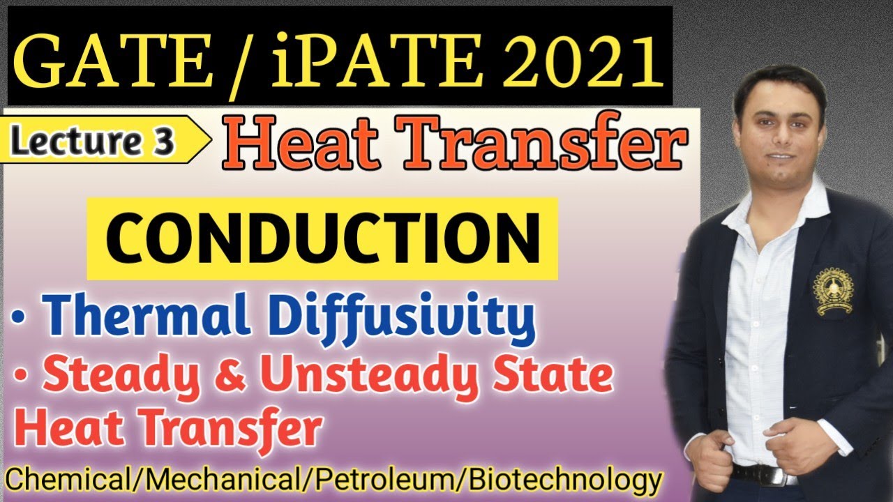 Heat Transfer | Steady State & Unsteady State Heat Transfer I Thermal Diffusivity I GATE/iPATE 2021