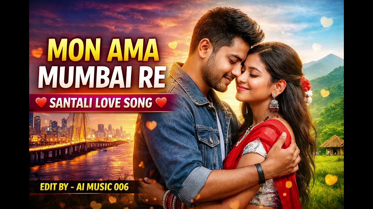 Mon Ama Mumbai Re 🌿| New Santali Romantic Song 2026| #newsantalisong #viralsong #newsantalisong2026 