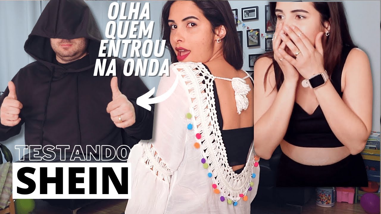 COMPREI DE NOVO NA SHEIN E DESSA VEZ O FABIAN TAMBÉM TESTOU | ROSA FILIPOVIC