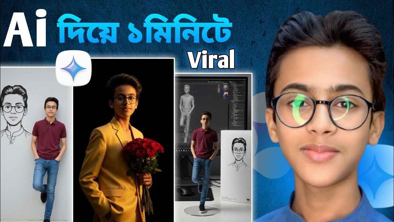 AI দিয়ে ভাইরাল ফটো এডিটিং | Nano Banana Viral Photo Editing Tutorial Bangla 
