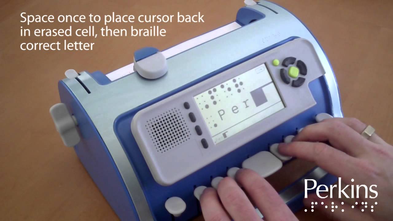 SMART Brailler: Erase mistakes