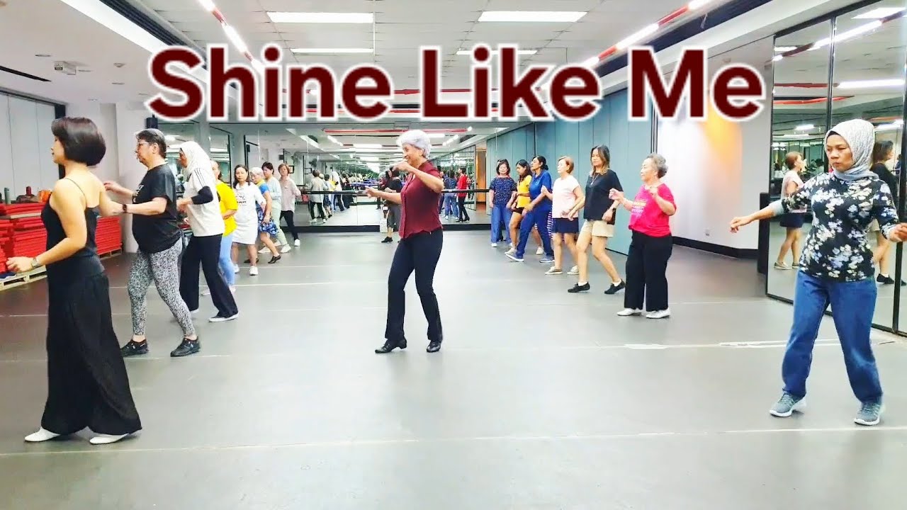 Shine Like Me Improver linedance. 