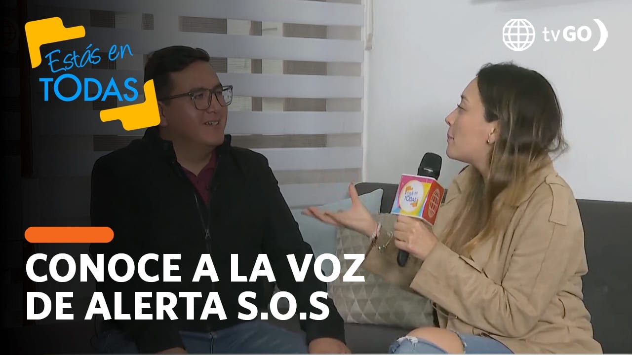 Estás en Todas: Conoce al periodista detrás de la voz de Alerta S.O.S