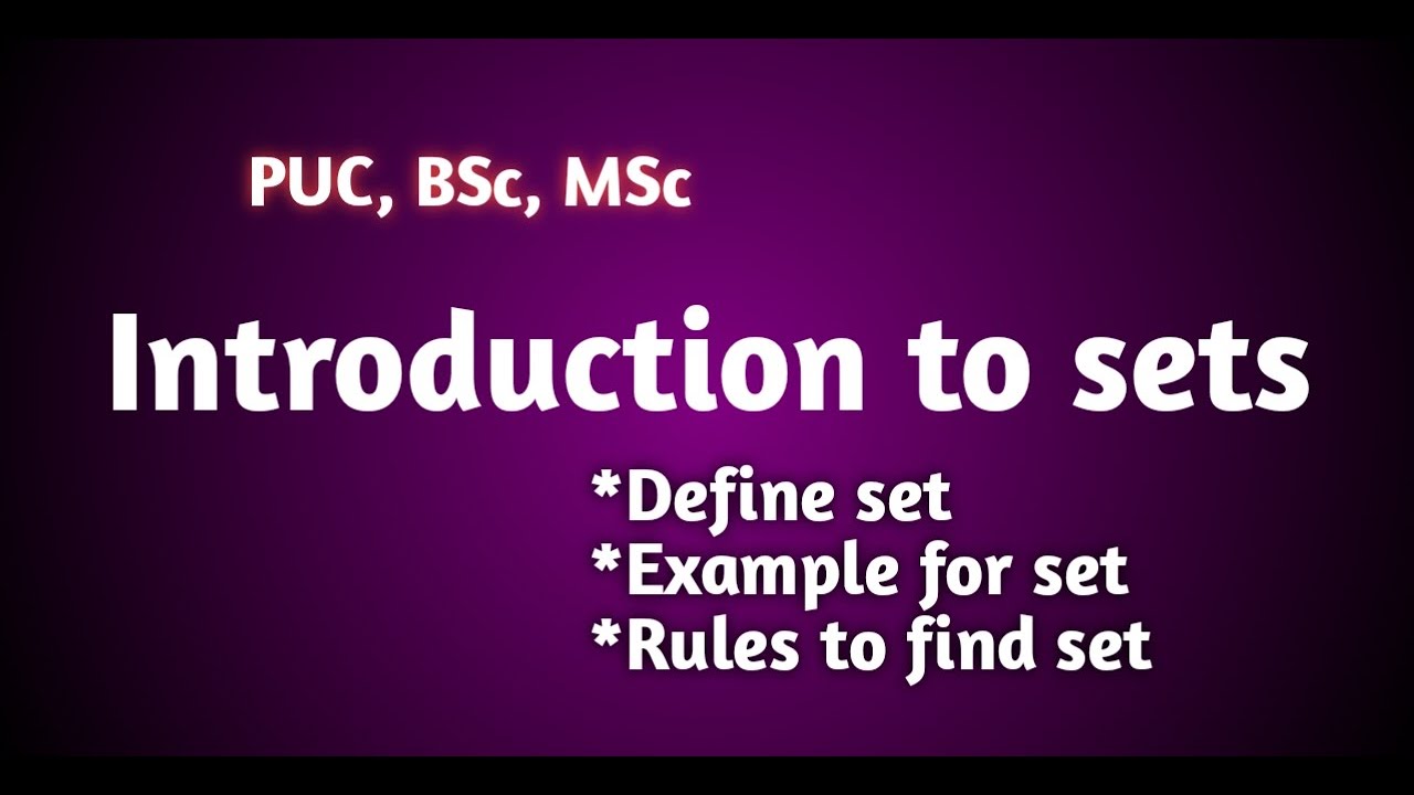 Introduction to sets|Introduction to sets class 11|example for sets