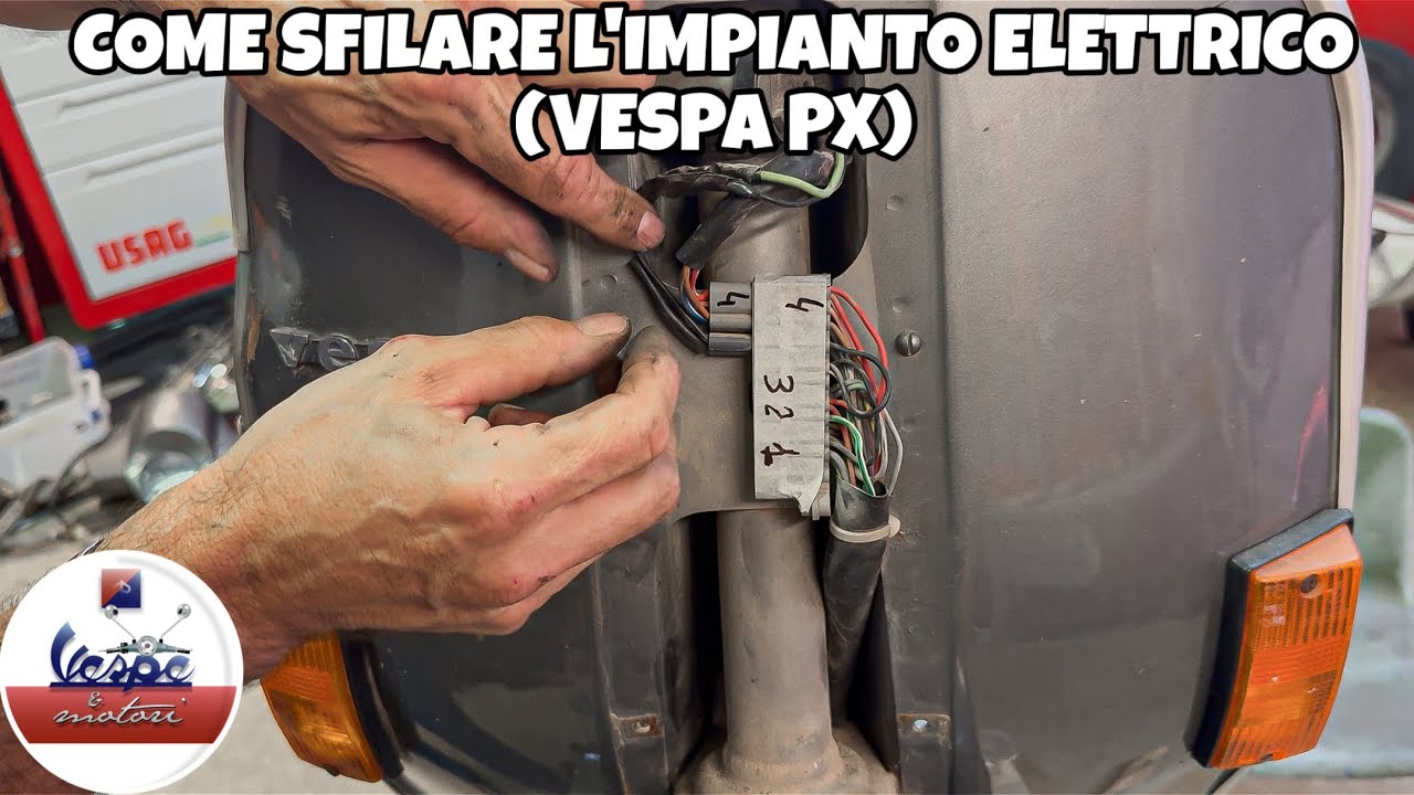 COME SFILARE L’IMPIANTO ELETTRICO (VESPA PX)