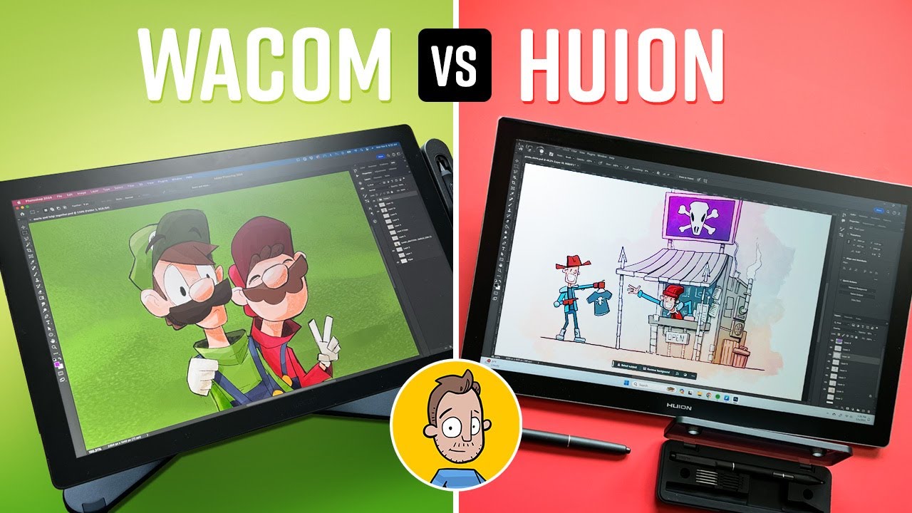 Wacom Cintiq Pro 17 -VS- Huion Kamvas Pro 19