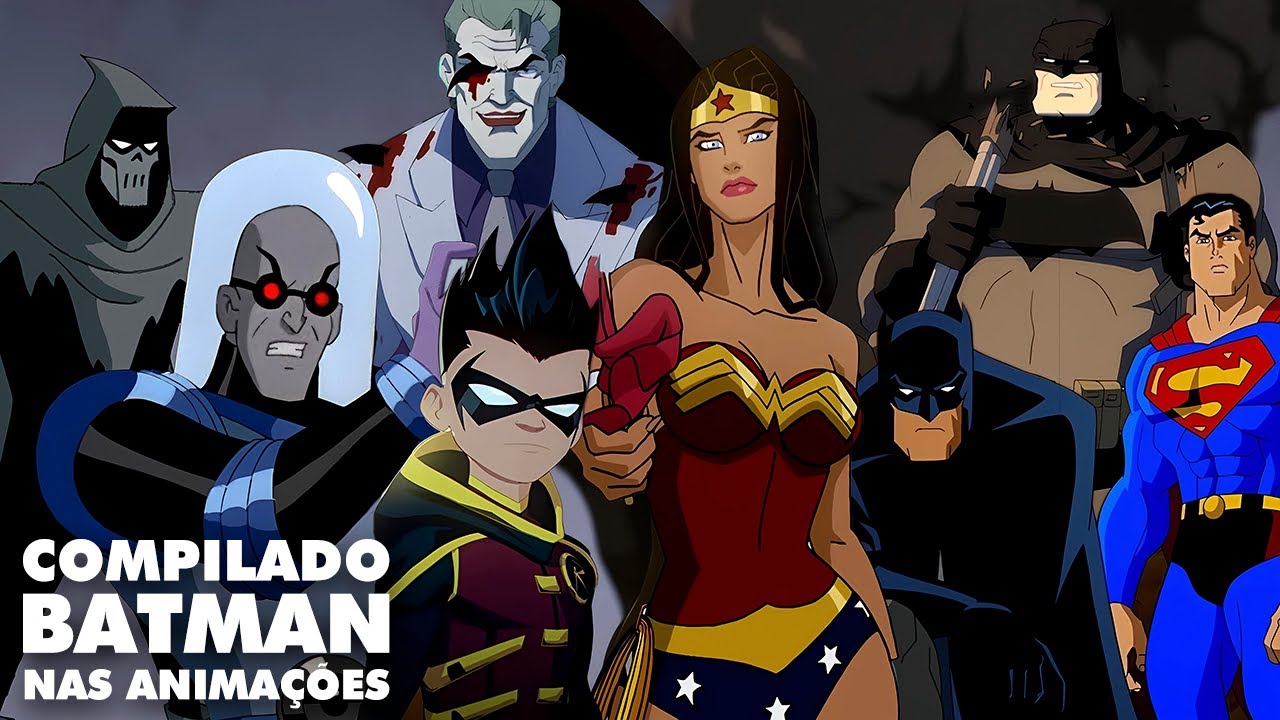 MARATONA BATMAN nas ANIMA&Ccedil;&Otilde;ES parte 1 | Melhores Momentos do Homem Morcego em Desenho