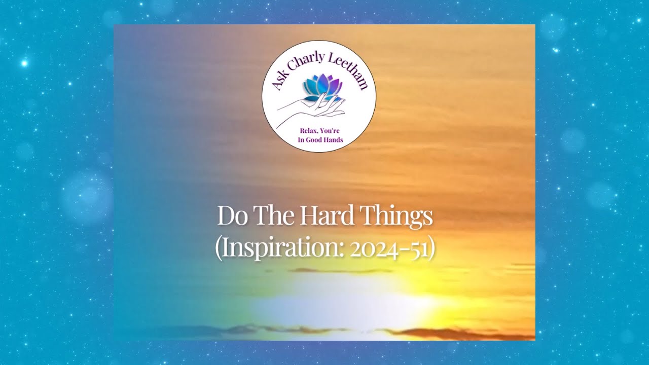 Doing The Hard Things - Daily Dose Of Business Inspiration (2024/51)
