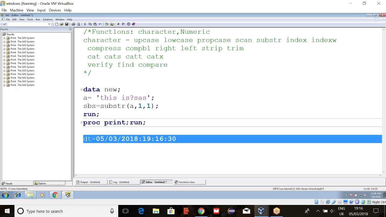 ФУНКЦИИ СИМВОЛОВ SAS | УЧЕБНОЕ ПОСОБИЕ SAS ДЛЯ НАЧИНАЮЩИХ ВИДЕО 7