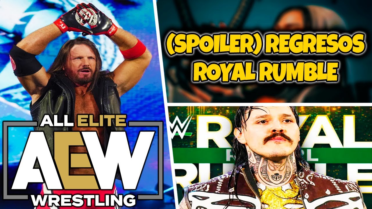 Dominik Mysterio aparición sorpresa | AJ Styles a punto de ser AEW | Royal Rumble 2026 Regresos