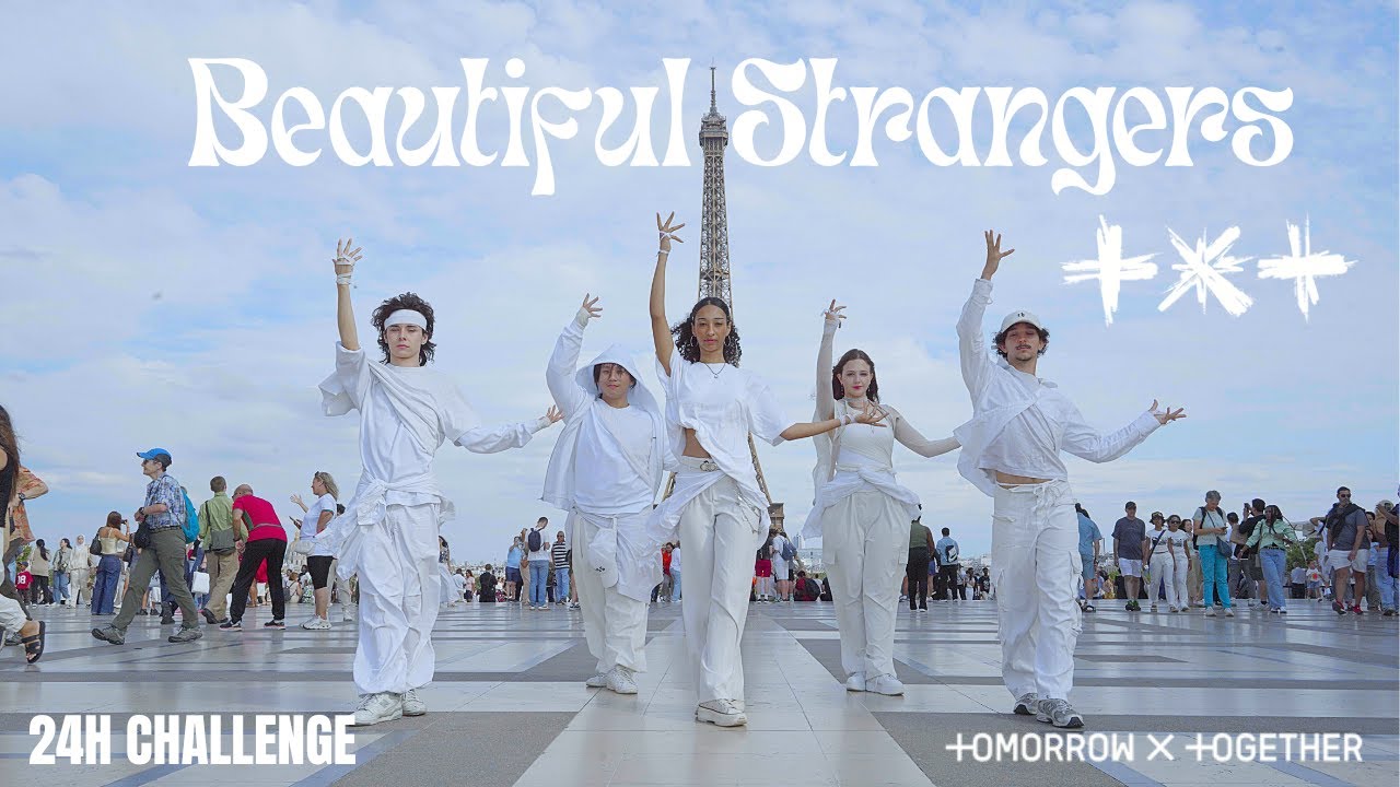 [KPOP IN PUBLIC PARIS | ONE TAKE] TXT (투모로우바이투게더) 'Beautiful Strangers' 24h Challenge Dance Cover