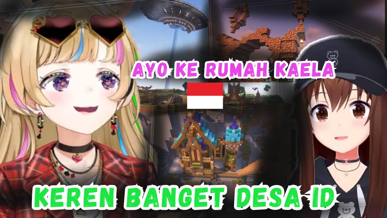 POLKA Berkunjung Ke Desa ID Dan Rumah KAELA 【Hololive | Clip】