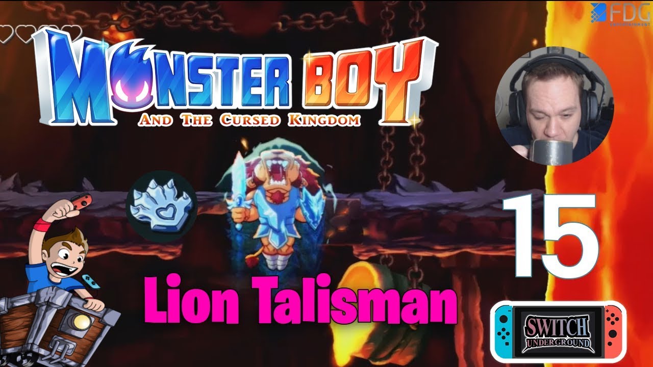 Getting the Lion Talisman in the Volcano Monster Boy and the Cursed Kingdom Part 15 Nintendo Switch