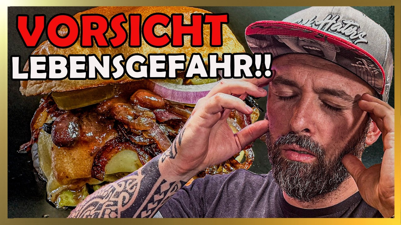 Kampf gegen den 75.000 Scoville-Burger! 🌶🔥 - Überlebst du es? | @MGBBQ