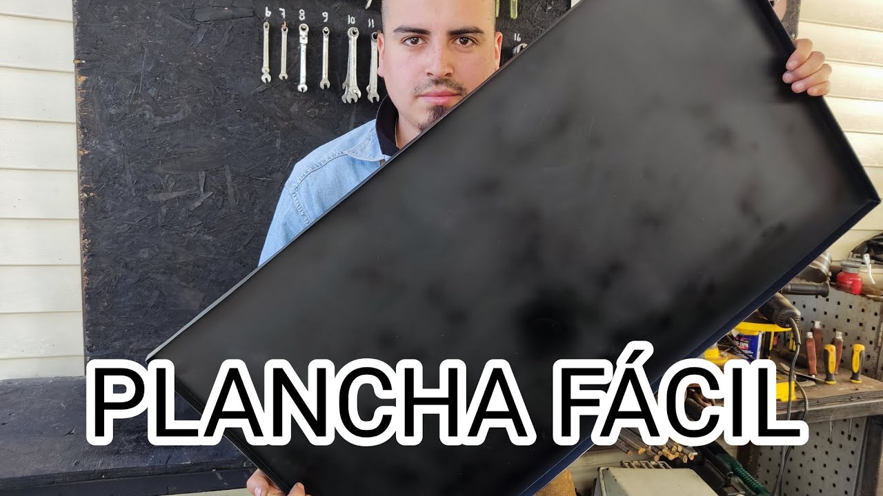 Como hacer una plancha para cocinar  fácil paso a paso