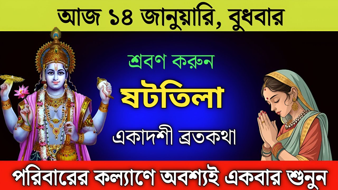 Shattila Ekadashi Vrat Katha | ষটতিলা একাদশী ব্রতকথা