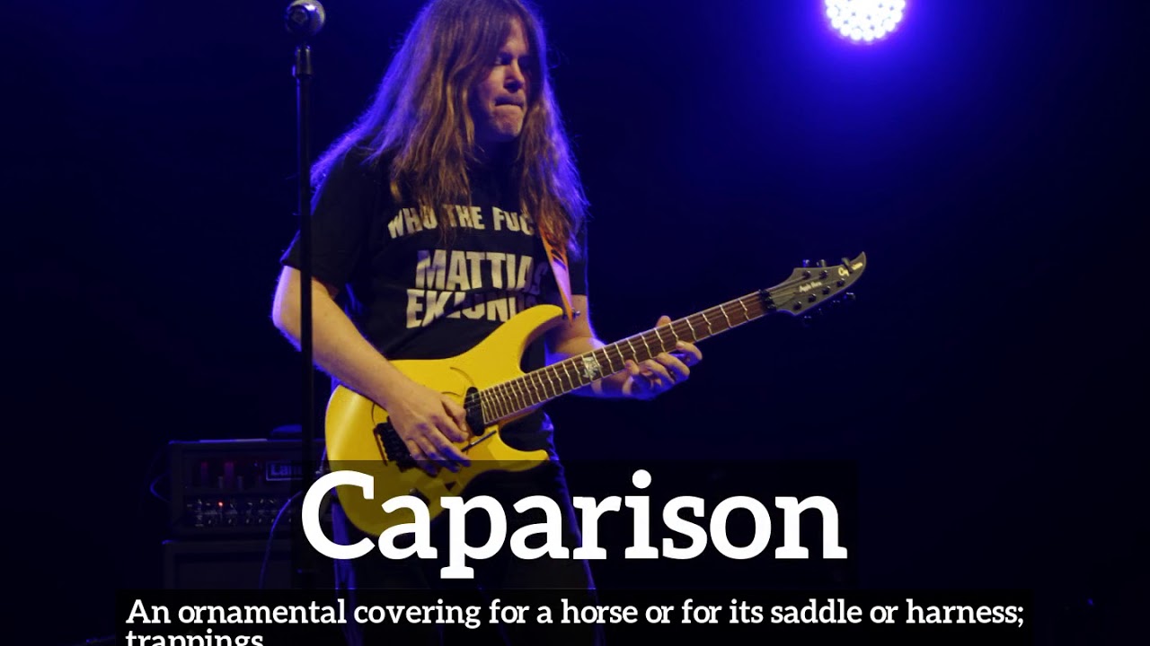How to Say Caparison in English? | What is Caparison? | How Does Caparison Look?
