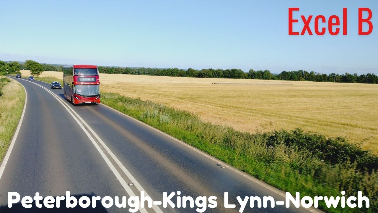 Excelled from Peterborough to Norwich with Excel route B | July 2024