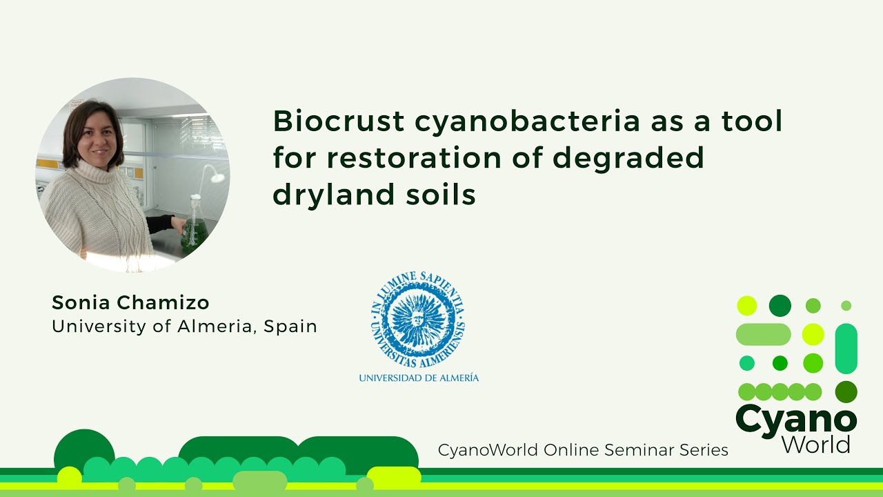 Sonia Chamizo | Biocrust cyanobacteria as a tool for restoration of degraded dryland soils