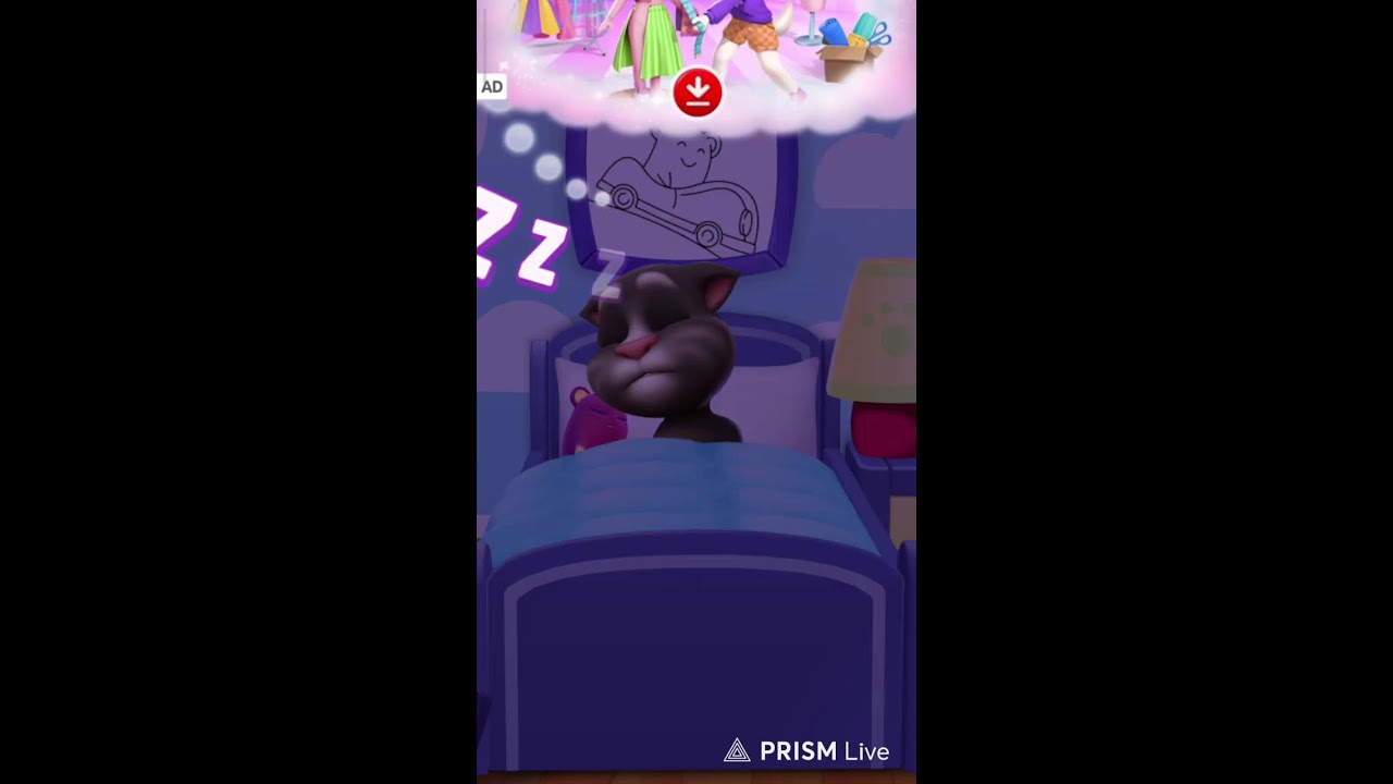 My talking tom is live #talkingtom #talkingtom2 #shorts #shortslive #verticallive #viral
