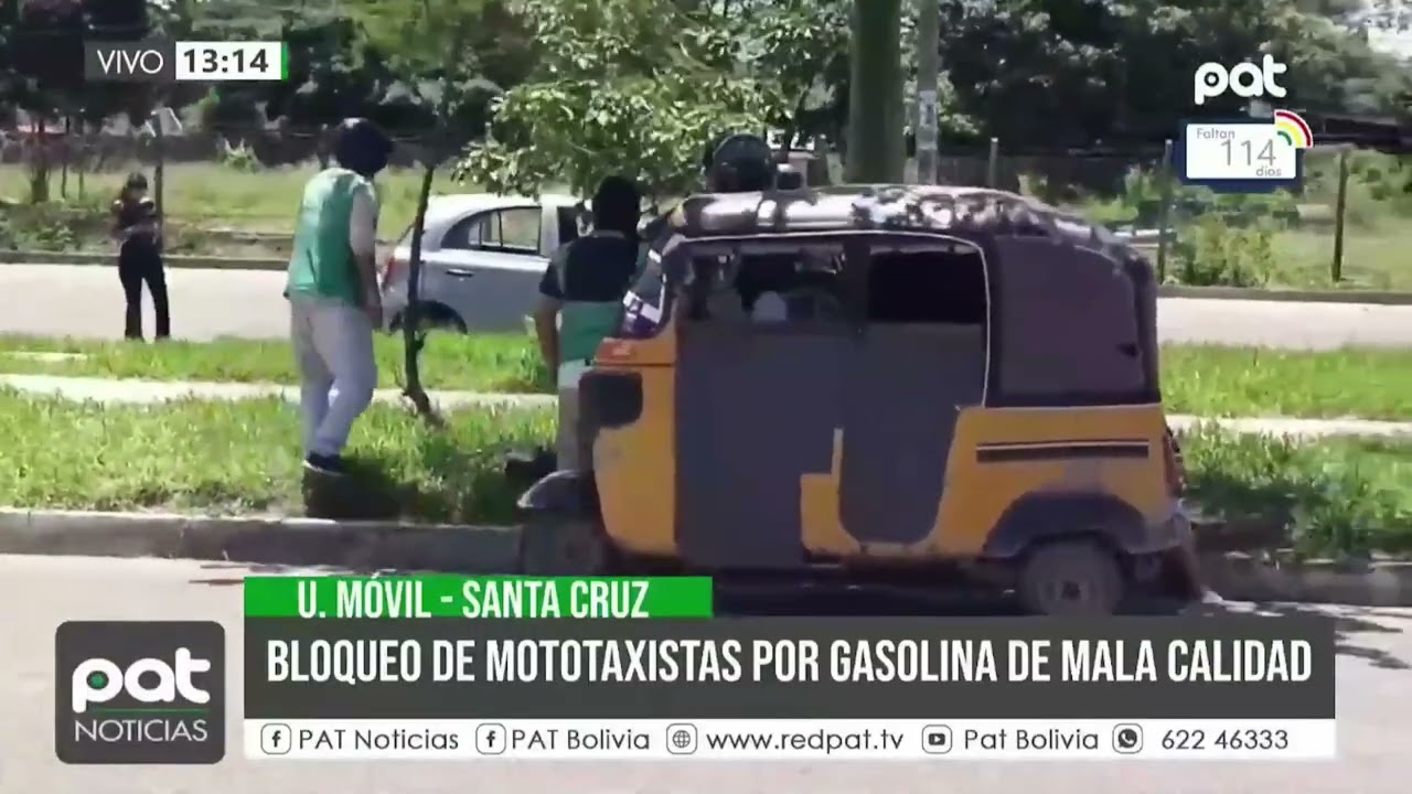 Mototaxistas bloquean doble vía La Guardia por combustible