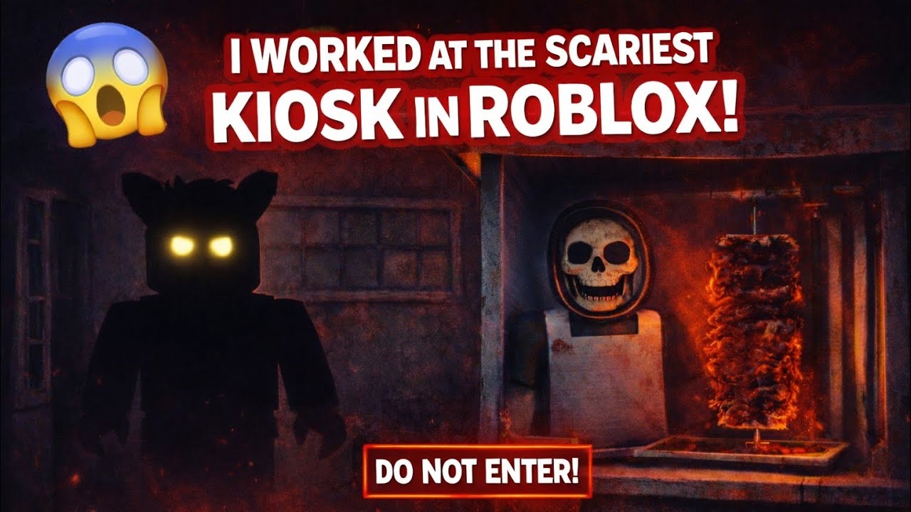 😱 AM LUCRAT la CEL MAI ÎNFRICOȘĂTOR KIOSC din Roblox! | Scary Shawarma Kiosk