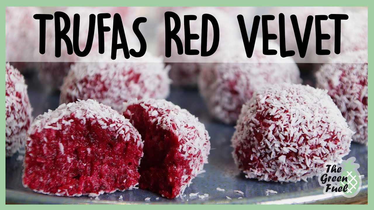 Trufas Red Velvet Crudiveganas | Receta fácil y rápida de Alimentación Cíclica