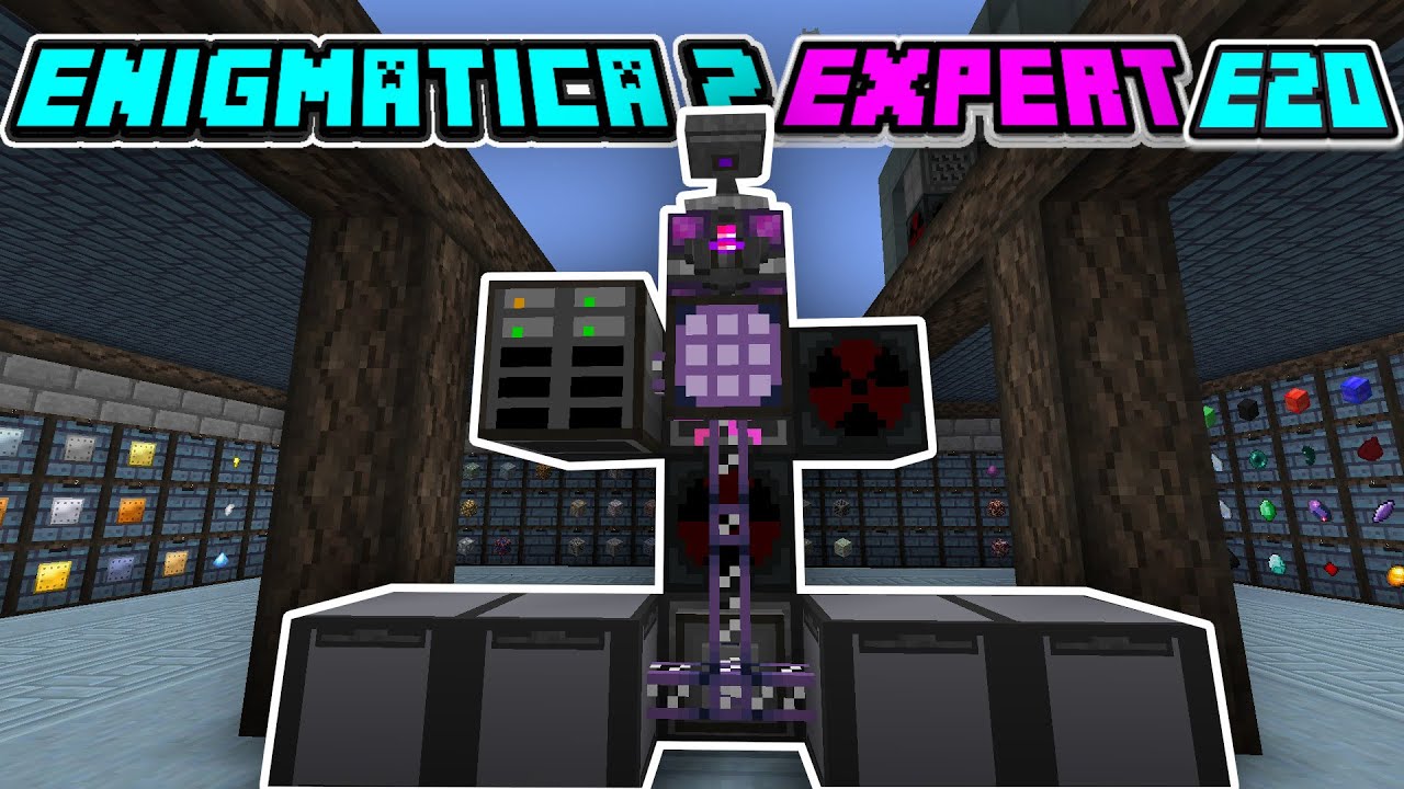 Minecraft Lets Play Enigmatica 2 Expert EP 20 - Applied Energistics 2 ME Controller! Inscribers!
