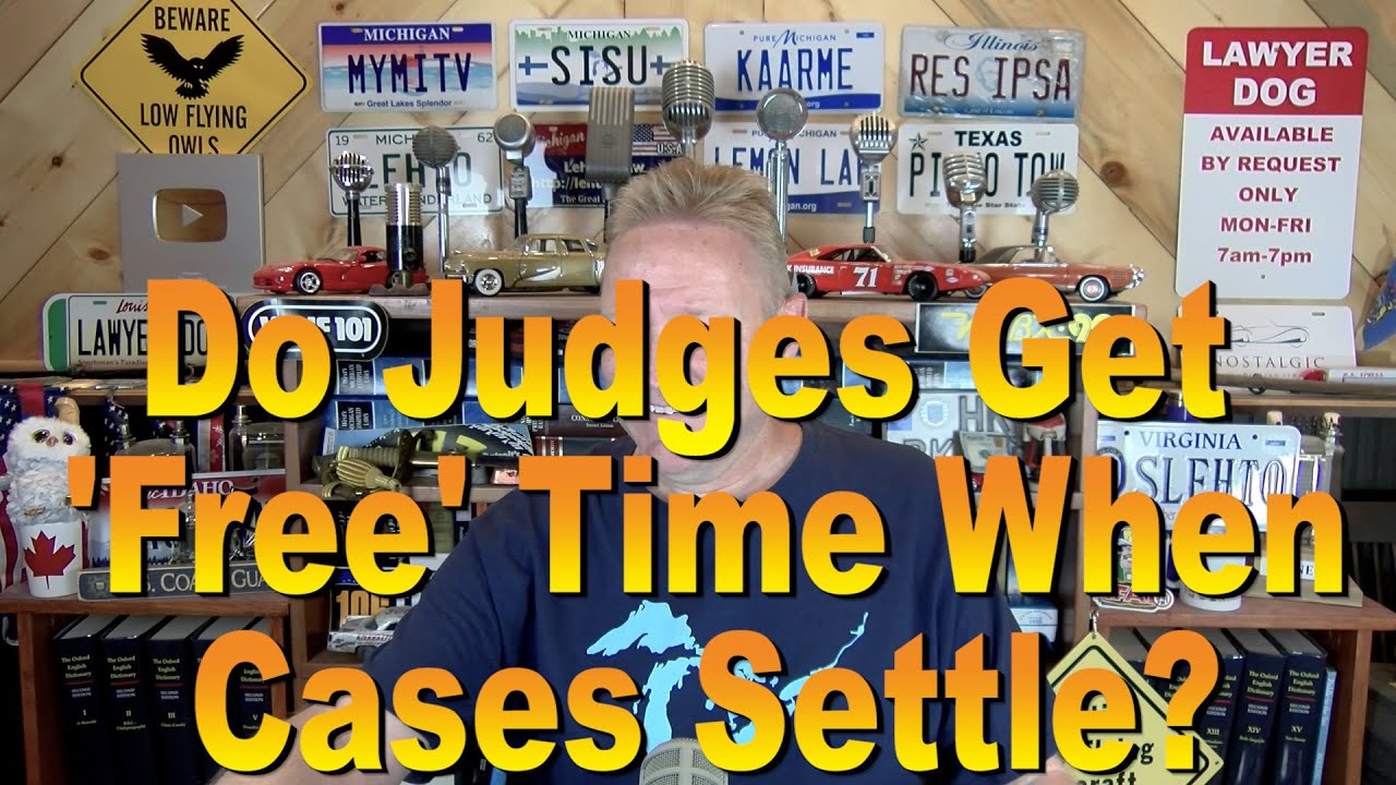Do Judges Get 'Free' Time When Cases Settle?