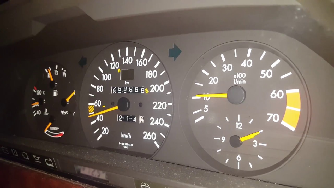 Mercedes-Benz W126 M117 560SEL acceleration 45-125 & 300.000km HD