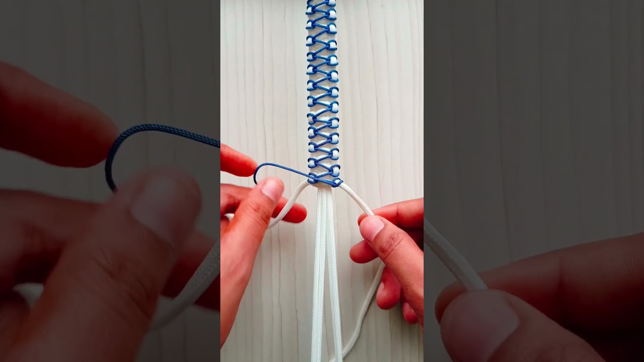 how to make a mad max cobra snake 🐍 paracord bracelet tutorial #shorts #ytshorts#knot #carft