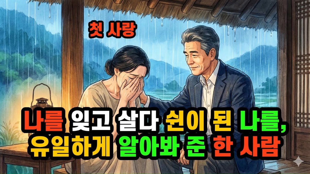 여러분들은 30년 만에 첫사랑이 내 앞에 나타난다면 어떻게 하시겠어요?