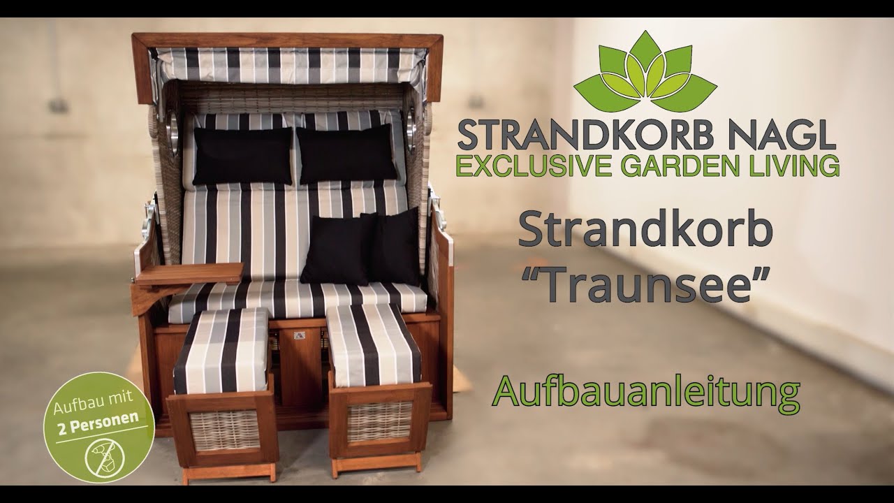 Aufbauanleitung Strandkorb   NAGL Traunsee