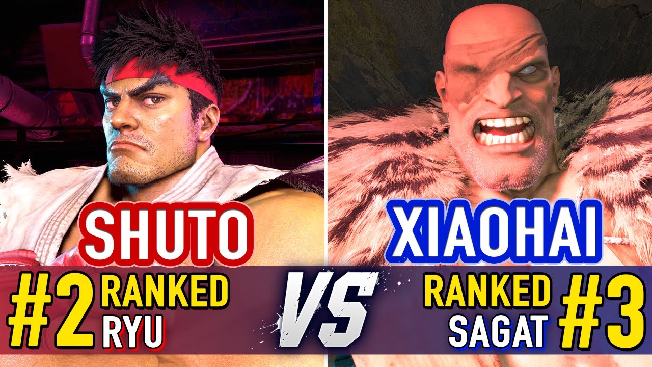 SF6 🤜 Shuto (#2 Ranked Ryu) vs Xiaohai (#3 Ranked Sagat) 🤛 SF6 High Level Gameplay