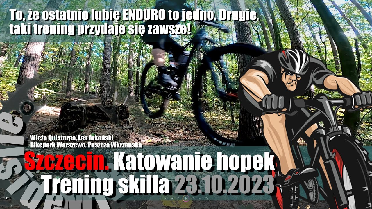 MTB Szczecin, enduro. Wieża Quistorpa, Bike Park Warszewo, kilka fajnych przelot&oacute;w i tras.