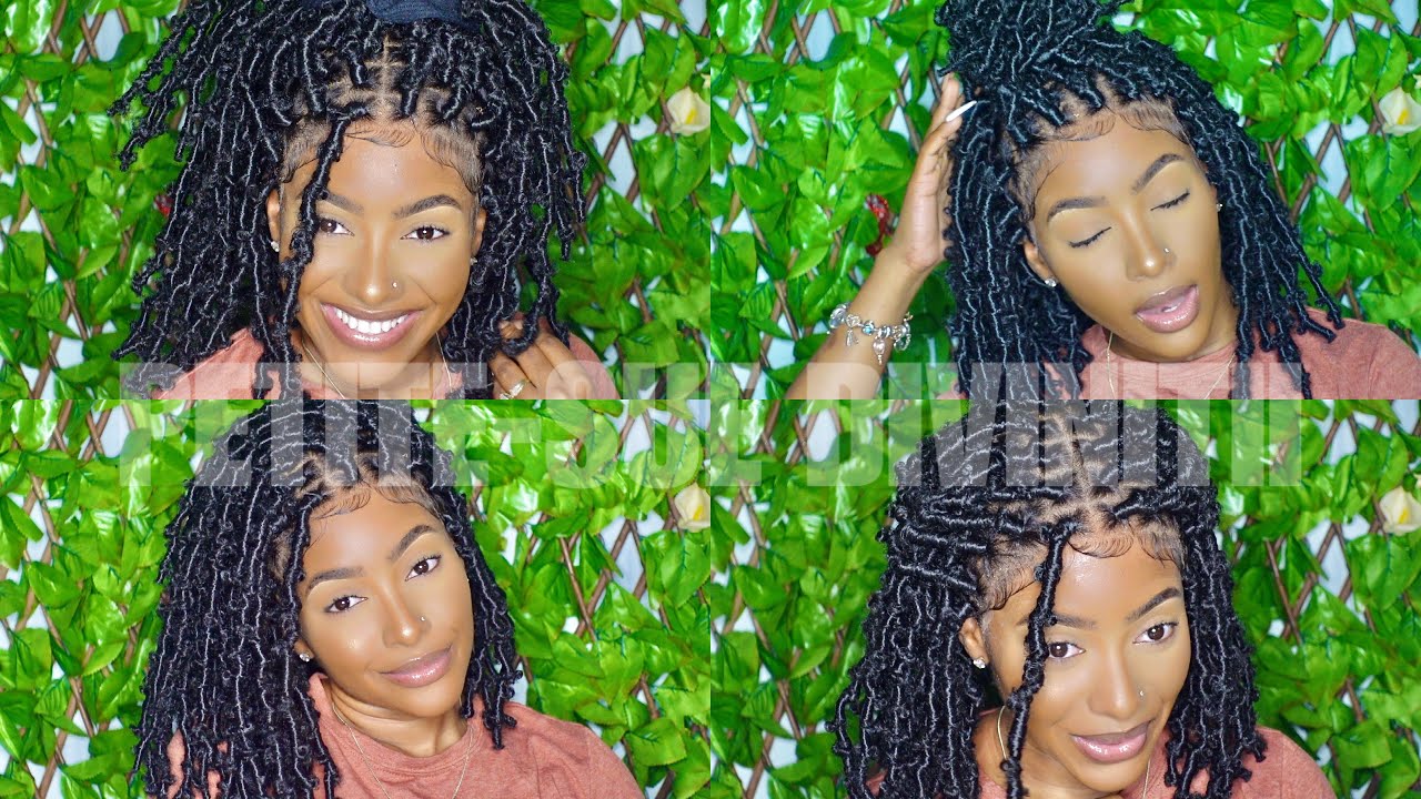 I'M SHOOK! I tried a Butterfly locs Lace Wig! ft. Neat & Sleek | PETITE-SUE DIVINITII