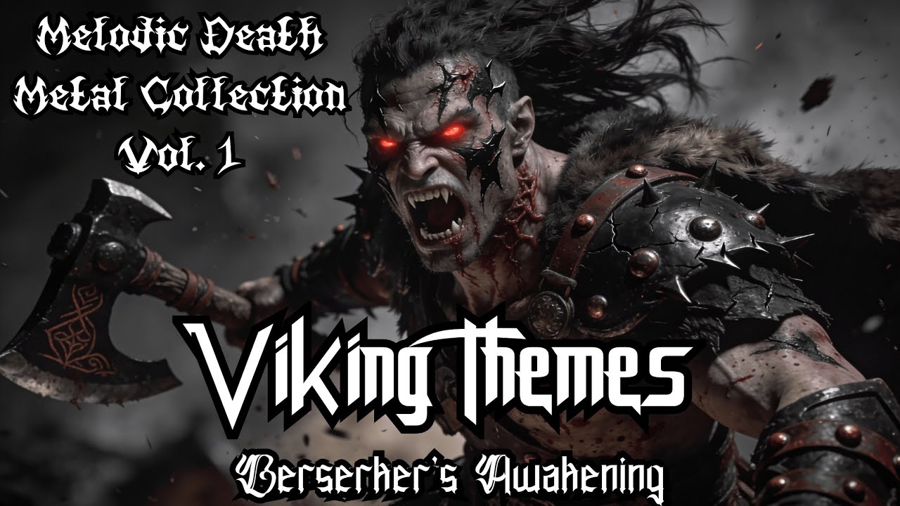 4K Melodic Death Metal Collection Vol. 1 (Full Album) | Berserker's Awakening | ⚔️ Viking Themes ⚔️