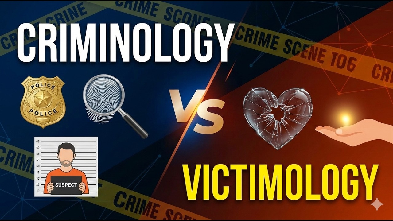 Difference between Criminology and Victimology | Complete Comparison for Law Exams | LLB | JUDICIARY