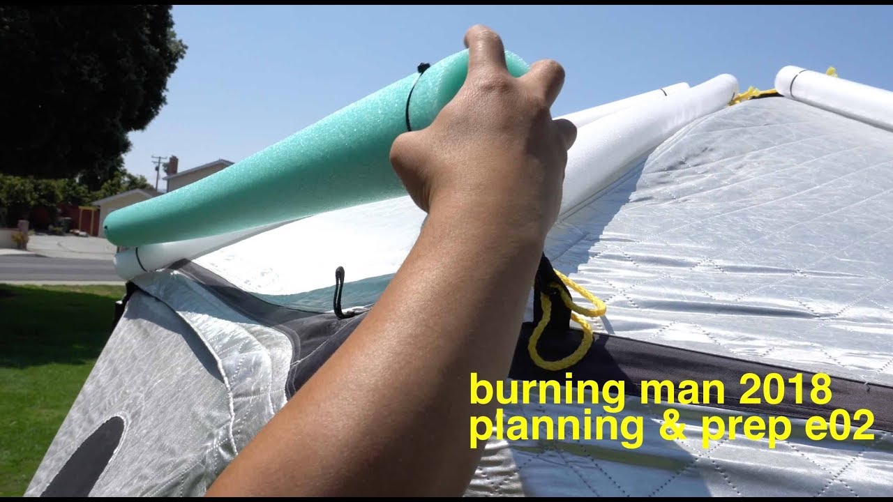 Planning and Prep | Burning Man 2018 ep2 // Bike Lights, Furry Hats, Monkey Huts, Shiftpod Roof