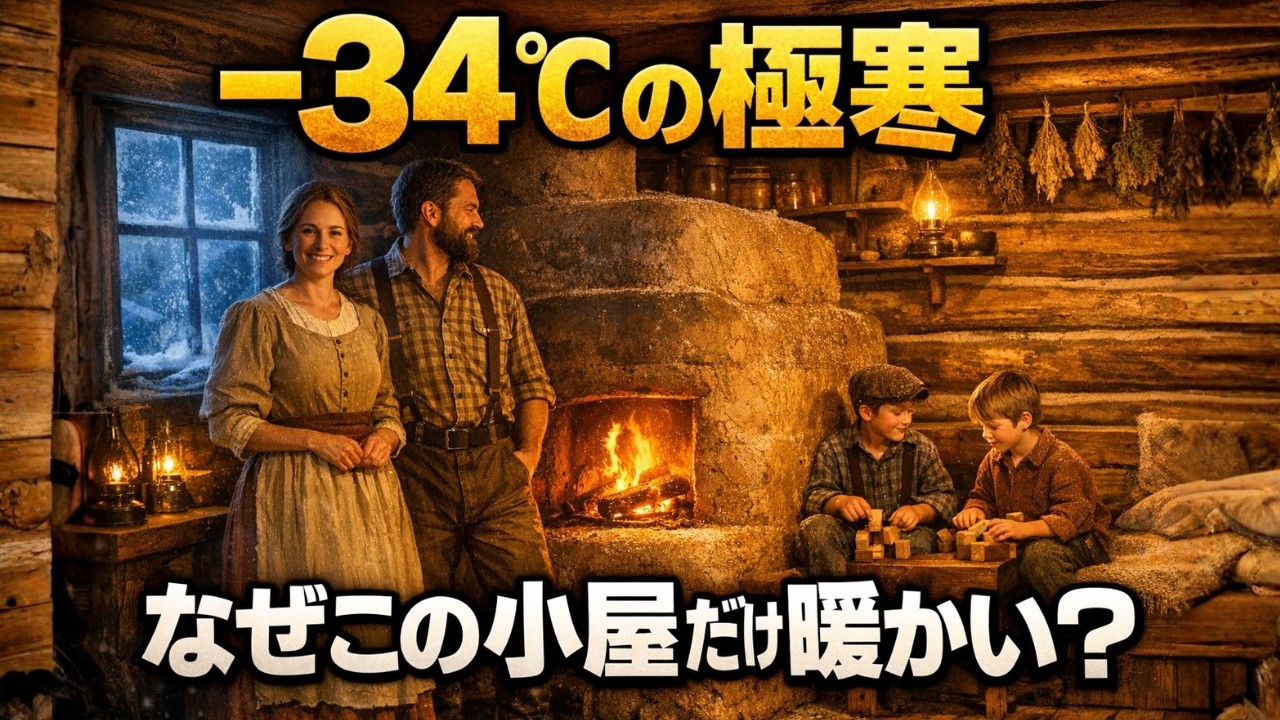 −34℃の極寒なぜこの小屋だけ暖かいのか？