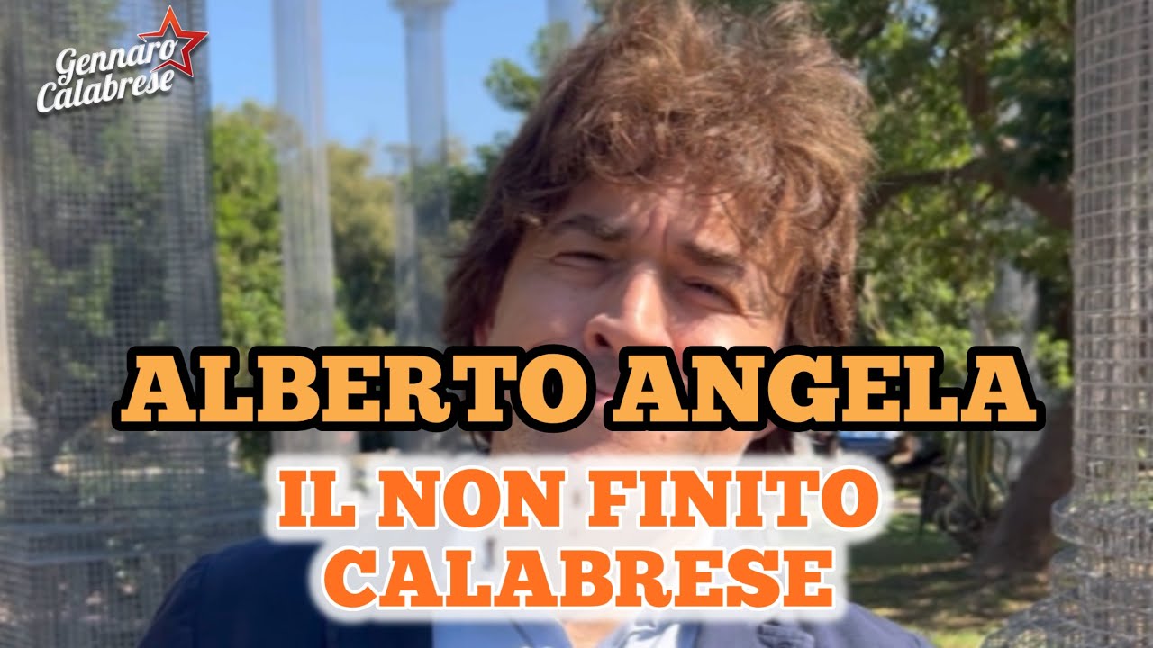 Il mio Alberto Angela parla de “Il non finito Calabrese” #reggiocalabria #calabria