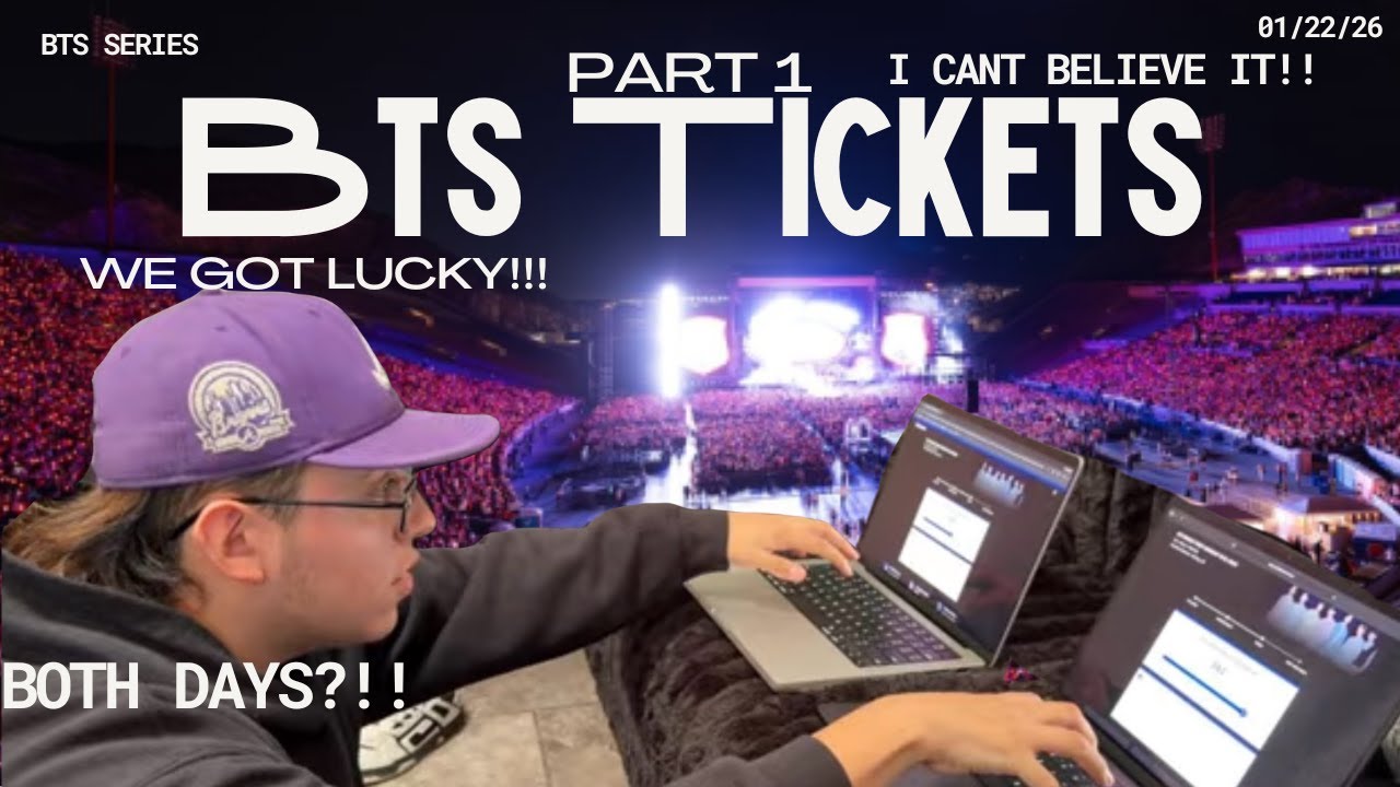 Trying to get BTS tickets ( WE GOT BOTH DAYS) in El Paso!!!