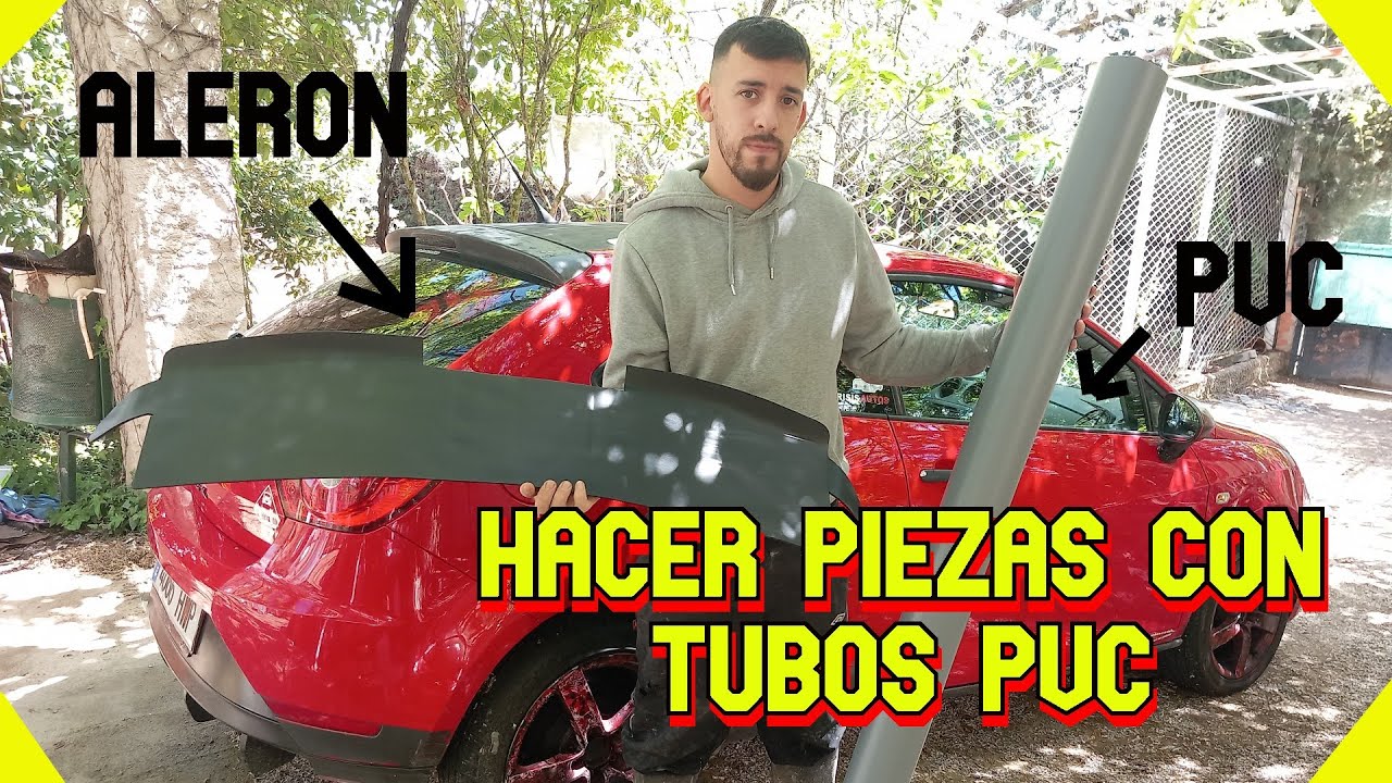 hacemos un aleron de un tubo de pvc