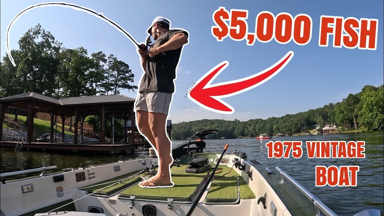 BIG Tournament on a Vintage 1975 Bass Boat (Logan Martin) [4K]