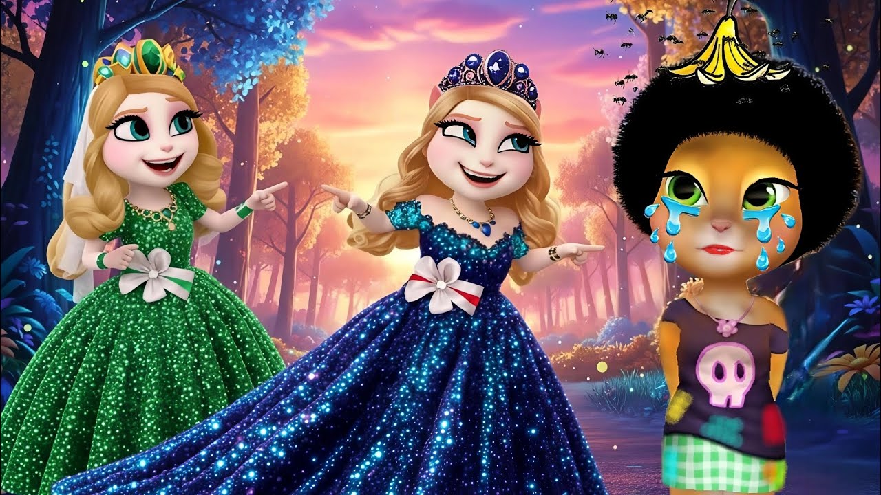They Mocked for her torn dress , She Return a Queen Fashion 😘 My talking Angela'm 2 & 1